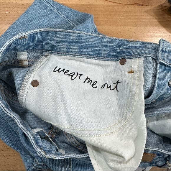 GRLFRND Karolina Frayed High Rise Feel Right Jeans 29 NWT classic preppy - Picture 10 of 12